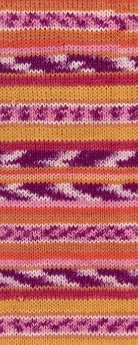 Gründl Hot Socks Erba 6-Fach 06 - Pink/Orange/Gelb