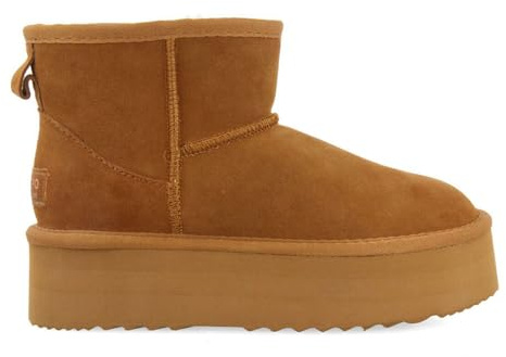 Botas AUSTRALIANAS Color Cuero con Plataforma para Mujer Bancroft