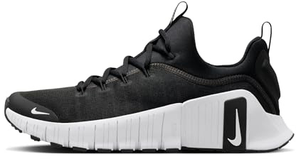 Nike Men's Free Metcon 6 Workout Shoes, Black/White, 9.5