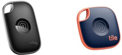 Tile by Life360 Pro (2024) - Powerful Bluetooth Tracker Bundle, Key Finder and Item Locator for Keys, Bags and More, Black + Orange