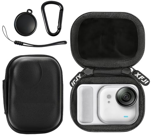 Mzzdk Bolsa de Viaje Portátil para Insta360 GO Ultra Accesorios, Funda de Transporte para Cámara para Insta360 GO Ultra, con Correa de Muñeca Mosquetón, para Cámara de Acción
