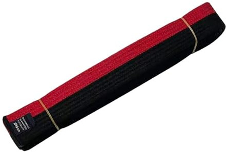 WUYXTO 2 stycken TKD Aikido uniform taekwondo bälte polyester bomull enkel fasta Judo Karate ranking linning färgad för karate