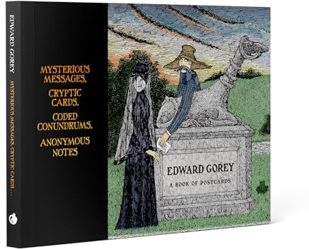 Edward Gorey Mysterious Messages Cryptic Cards Coded Conundrums Anonymous Notes Book of Postcards