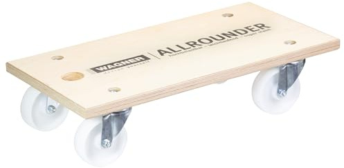 WAGNER Transporthjälp MM 1127 I 59 x 30 cm – perfekt för opraktiska, apparater och möbler I Lastkapacitet 500 kg I praktiskt bärhål I mycket flyttbart I FSC®-certifierad – 20112701