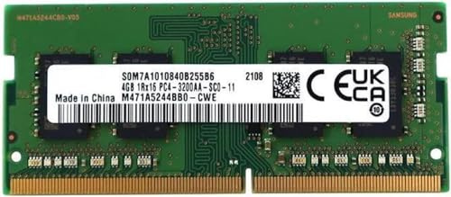 SAMSUNG RAM 4GB DDR4 SO-DIMM PC4 3200MHz 260-Pin Non-ECC CL22 1.2V M471A5244BB0-CWE - for Notebooks, Laptop