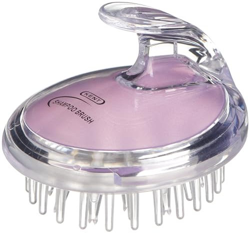 Kent Brushes Shampoo & Scalp Massage Brush - Ideal for Applying Shampoo and Massaging to Encourage Hair Growth - For All Hair Types - Purple