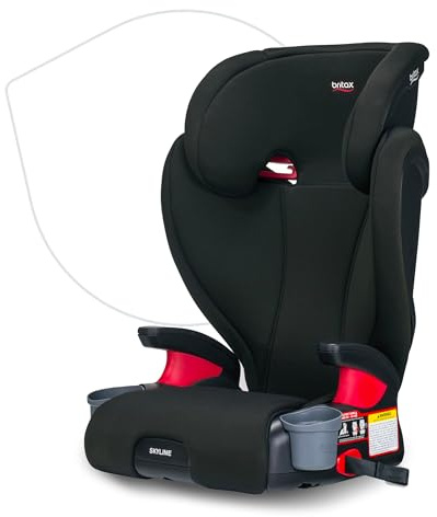 Britax Skyline 2-Stage Belt-Positioning Booster Car Seat - Highback and Backless | 2 Layer Impact Protection - 40 to 120 Pounds, Dusk