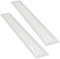 sossai® Aluminium Lüftungsgitter - Alucratis (2 Stück) | Rechteckig - Maße: 44 x 6 cm | Farbe: Weiss | Pulverbeschichtet