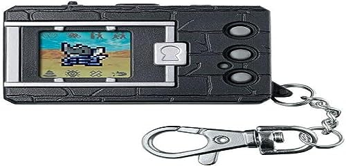 Digimon Bandai Colour Ver 2 Original Black Cyber Pet | Digitales Monster-Elektronisches Spiel lässt Sie wie Ihre virtuellen Haustiere erheben und kämpfen | Retro-Handheld-Spiele machen großartige