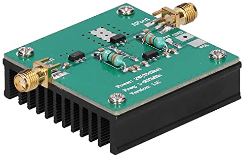 Modulo Amplificatore RF a Banda Larga, 1-930 MHz, 2.0W di Potenza in Uscita, 12V DC, Connettore SMA Femmina