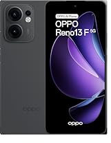 OPPO Reno Reno13 F 5G AI Smartphone, Tripla fotocamera 50+8+2MP, Selfie 32MP, Display 6.67” 120HZ AMOLED FHD+, 5800mAh, RAM 8GB(Esp4GB/6GB/8GB)+ROM 256GB, [Versione Italia], Graphite Grey