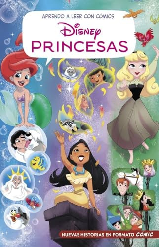 Aprendo a leer con cómics Disney - Princesas: Cómic con letra MAYÚSCULA, ideal para primeros lectores. (Aprendo con Disney)