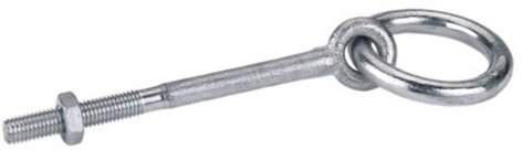 Anello per barretta con vite per dadi 10 mm, 80 mm, confezione da 2 pezzi