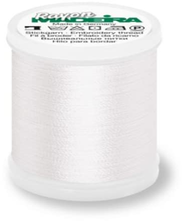 Madeira M9840-1001 Maschinenstickgarn, 1001 Weiss, 200 m