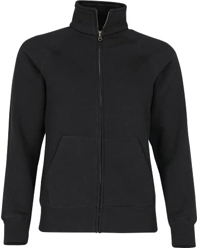 Lady-Fit Sweatjacke L / 14,Black