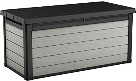 Keter Truhe Denali, grau, 540 l, aus Kunstharz, 151,7 x 72,5 x 70 cm H