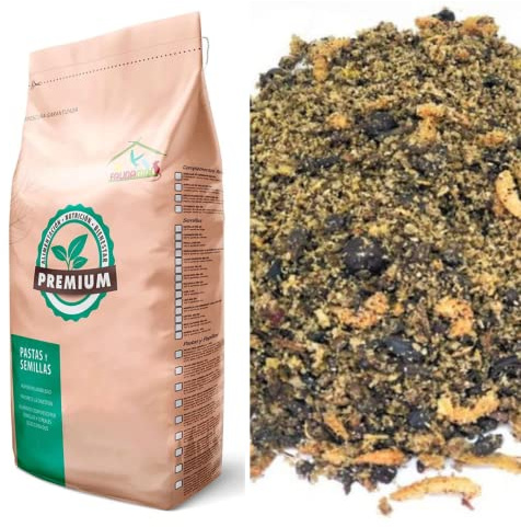Faunamix Pasta insectívoros con Frutas, gambas y enebro (1 kg)