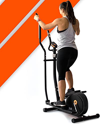 Bonplus BP | Crosstrainer | Elliptisches Fahrrad | 8 Widerstandsstufen | Heimtraining | Höchstgewicht 100kg | LED-Bedienfeld | Fitness