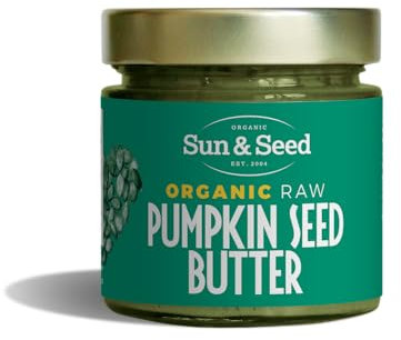 Organic Raw Pumpkin Seed Butter by Sun & Seed - 200g - Smooth Seeded Butter - Plant Based - Organic Pumpkin Seeds - Vegan Butter - Antioxidant