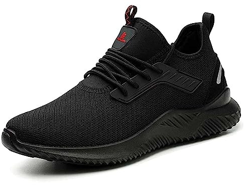 lovsefty Safety Trainers Mens Womens Steel Toe Cap Trainers Safety Shoes