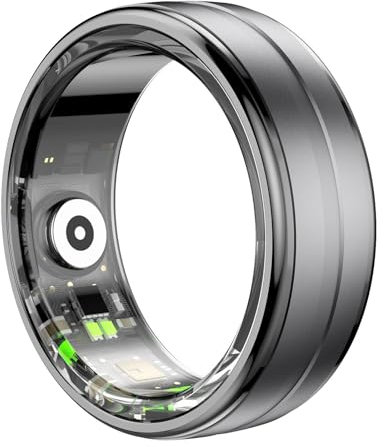 Smart ring kvinnor män, fitness tracker-ring, sömnspårare, vattentät hälsoringspårare med Android och IOS, ingen appprenumeration, 7 dagars batteri