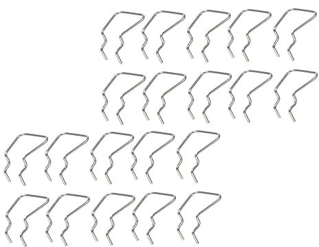 Anneome Heavy Duty Utility Hooks 20pcs Stainless Steel Pegboard Hook Wall Shelves Display Stands Space Saving Organizer