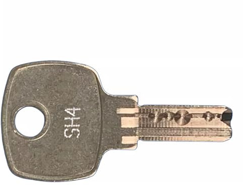 Replacement SH4 Lift Key for DOM Electrical Switches, Control Panels & Utility Cupboards