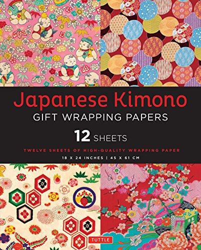 Japanese Kimono Gift Wrapping Papers: 18 x 24 inch (45 x 61 cm) Wrapping Paper