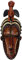 Design Toscano QL19717 Sculpture Murales Masques du Congo Calao, Ton Bois, 5 x 10 x 30.5 cm
