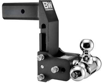 B&W Trailer Hitches B&W MultiPro Tow & Stow - Fits 2.5 Receiver, Tri-Ball (1-7/8 x 2 x 2-5/16) 18,000 GTW - TS20067BMP