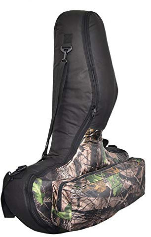LGYKUMEG Armbrust Tasche, T-förmige Kreuzbogentasche in Camouflage, Armbrusttasche Bogenfall 950g aus Oxford, Jagd Armbrust Abdeckung Zubehör Leinwand mit Fronttasche.