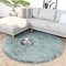 FRAAI | Home & Living Hochflor Teppich Rund - Comfy Supreme Türkis - Shaggy, Einfarbig - Modern, Skandinavisch - Wohnzimmer, Esszimmer, Schlafzimmer - Fellteppich - Carpet