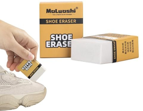 SULIUDAJI 2 Pièces Gomme Nettoyante Daim, Gommes Pour Chaussures En Daim, Gomme Nettoyante De Supérieure Pour Chaussures, Gomme Nettoyante Pour Chaussures, Pour Nettoyer Les Taches Et Les Marques
