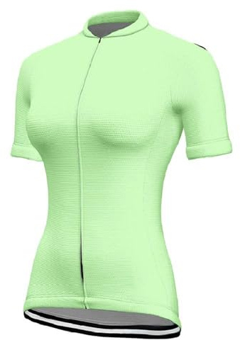 Chickwin Magliette Ciclismo Donna Manica Corta, Tinta Unita Maglia Ciclismo Estivo Asciugatura Rapida Traspirante Maglietta MTB XS~3XL Maglia Mountain Bike T Shirt Jersey
