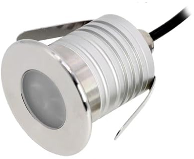LED Underwater Lighting Lamp - 3W LED Pool Spotlight, IP68 Waterproof Stainless Steel Outdoor LED Landscape Lights, DC 12V-24V Submersible LED Fountain Light, For Swimming Pools/Steps(Cool white(6000K