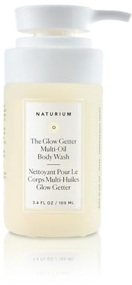 Naturium The Glow Getter Multi-Oil Hydrating Body Wash, Gentle Cleanser - Mini