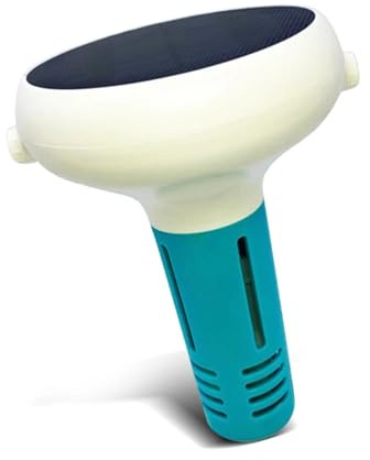 SHEHUALI Probador de Agua, Probador de pH, ORP, EC, TDS, Sal, Temperatura y CL 7 en 1 for Piscinas con energía Solar.