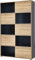Germania Schiebetürregal, anthrazit/sonoma-eiche, 120x196x35 cm (BxHxT), anthrazit / sonoma-eiche, 4037-161
