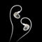 TRUTHEAR Gate In-Ear Monitor | Bianco | Cuffie intrauricolari per monitor cablato per palco, studio o audiofilo