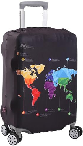 TYXHXTF Kofferhülle, Reisekoffer Hülle Kofferschutz, Elastisch Reise Kofferschutzhülle, Waschbarer Gepäck Abdeckung, Luggage Cover (L(25-28Inch)