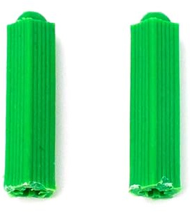 LuMOUzhou Bloqueo de expansión, Pared de Piedra Tacos de expansión de plástico for Paneles de Yeso, Color Verde, M6, Paquete de 25, 50 y 100 Unidades(100pcs M6)