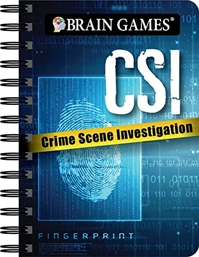 Brain Games - To Go - CSI: Crime Scene Investigation Puzzles - Variety Puzzle Book