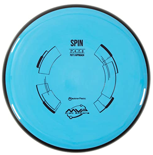 MVP Disc Sports Neutron Spin Disc Golf Putter (170-175g / Colors May Vary)