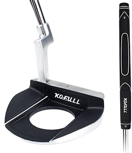 KOFULL Golf Putter-Golf Putters for Men Right Handed, Golf Men's Putter, Mens Putters Right Hand, Men Golf Putter with Ball Picking Function Stainless Steel Head & Shaft for Golf Putting