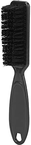 Brosse à barbe pour homme, poignée antidérapante, brosse à cheveux douce à poils fins pour enlever les poils cassés pour la station de coiffeur de salon de maison