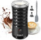 PARIS RHÔNE Montalatte elettrico, montalatte 4 in 1, adatto per schiuma di latte calda e fredda, latte caldo, 240 ml, a induzione, nero
