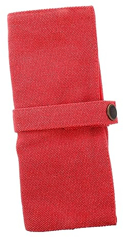 Baluue Bolsa Organizadora de Relojes de Lona para Estuche Portátil para Almacenar hasta Relojes Funda Enrollable Ligera y Duradera para Transportar y Proteger