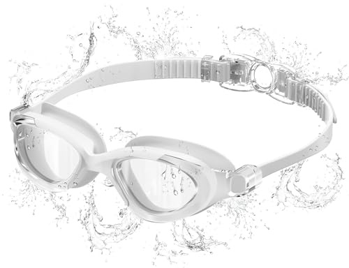 Seaflar Gafas Natacion Adulto Antivaho ProteccióN Uv – PanoráMicas Gafas Natacion Hombre Mujer – Sello De Silicona 3D Para Buceo/NatacióN En Interiores Y Exteriores-T-WH