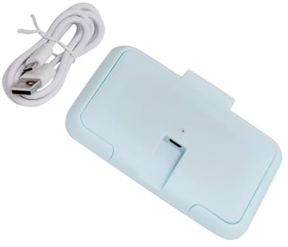 DRESSOOS Portable USB Wipe Warmer for Home and Vehicle Quick Heating Diaper Wipe Heater with Moisture Retention Lightweight Compact Tissue Warmer for Comfortable Care