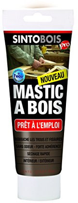 Sinto 39600 Tube de Mastic à bois Pâte Bois Foncé
